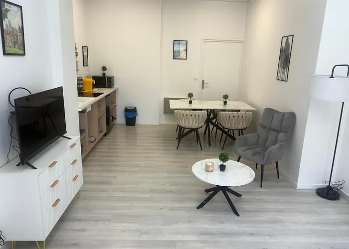 Parking Privé cosy 50m2 avec spa et jardin Lägenhet Boulogne-sur-Mer